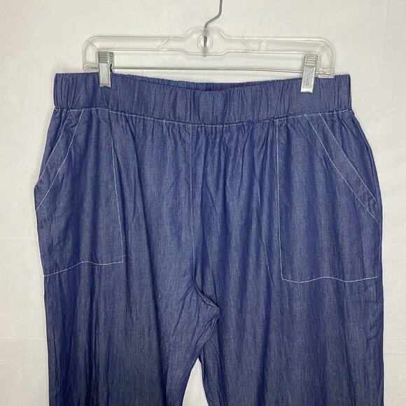 NWT Suzanne Betro Weekend Straight Leg Jeans Pull-On Sz 1X (34x29) - Picture 2 of 6